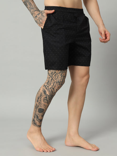 OWO THE LABEL Men’s Organic Cotton Boxer Shorts – A Classic Polka Dot Design